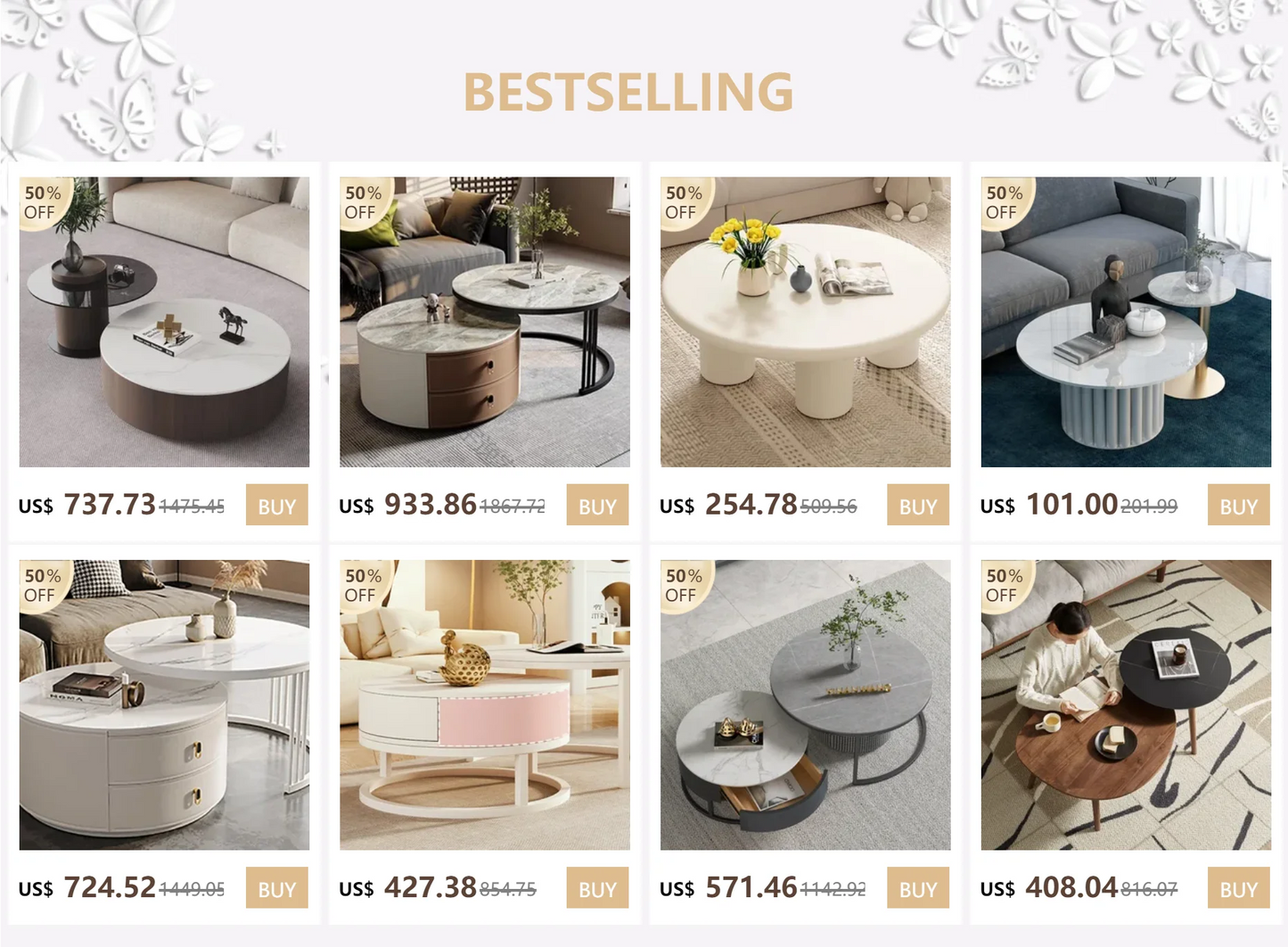 Light Luxury Slate Entrance Console Table