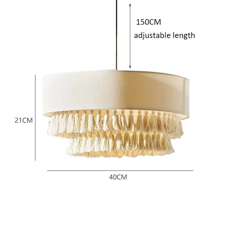 Nordic Modern White Chandelier