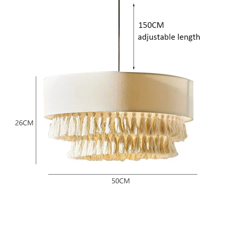 Nordic Modern White Chandelier