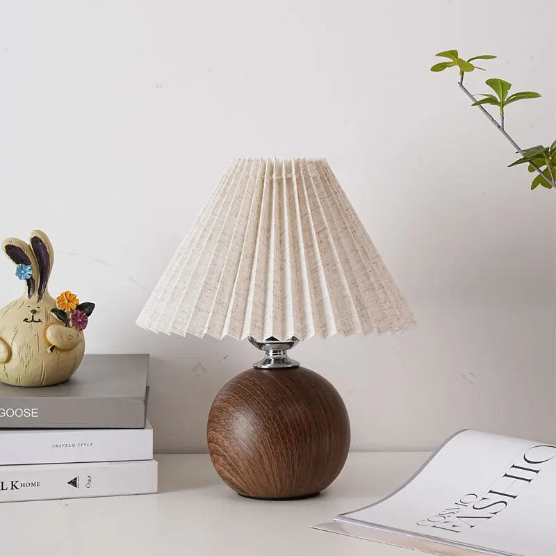 Ceramic Pleated Table Lamp