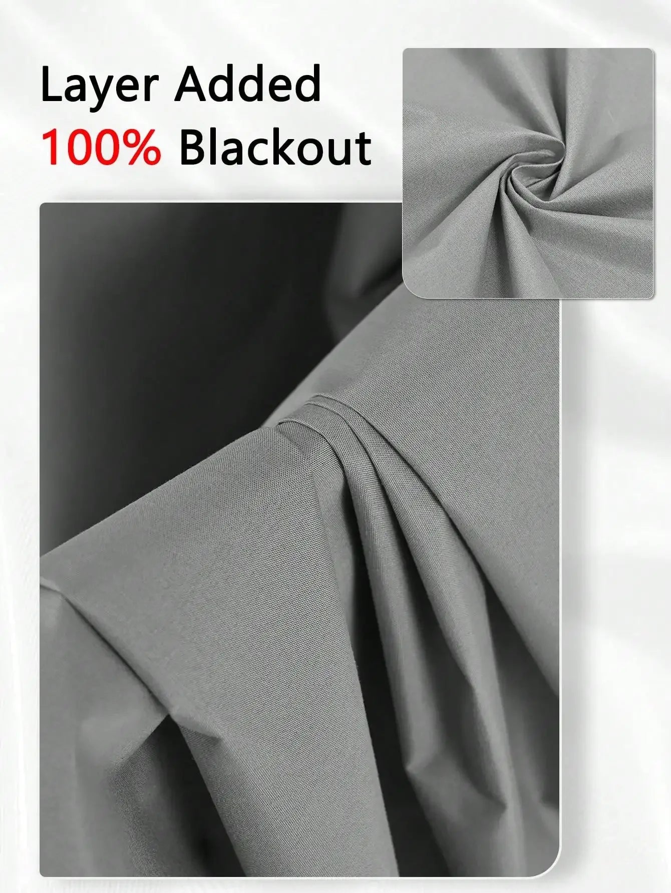 2pcs Blackout Curtains with Coated Insulated Lining, Suitable for Living Room, Bedroom, Kitchen, Home Decor, Room Decoration