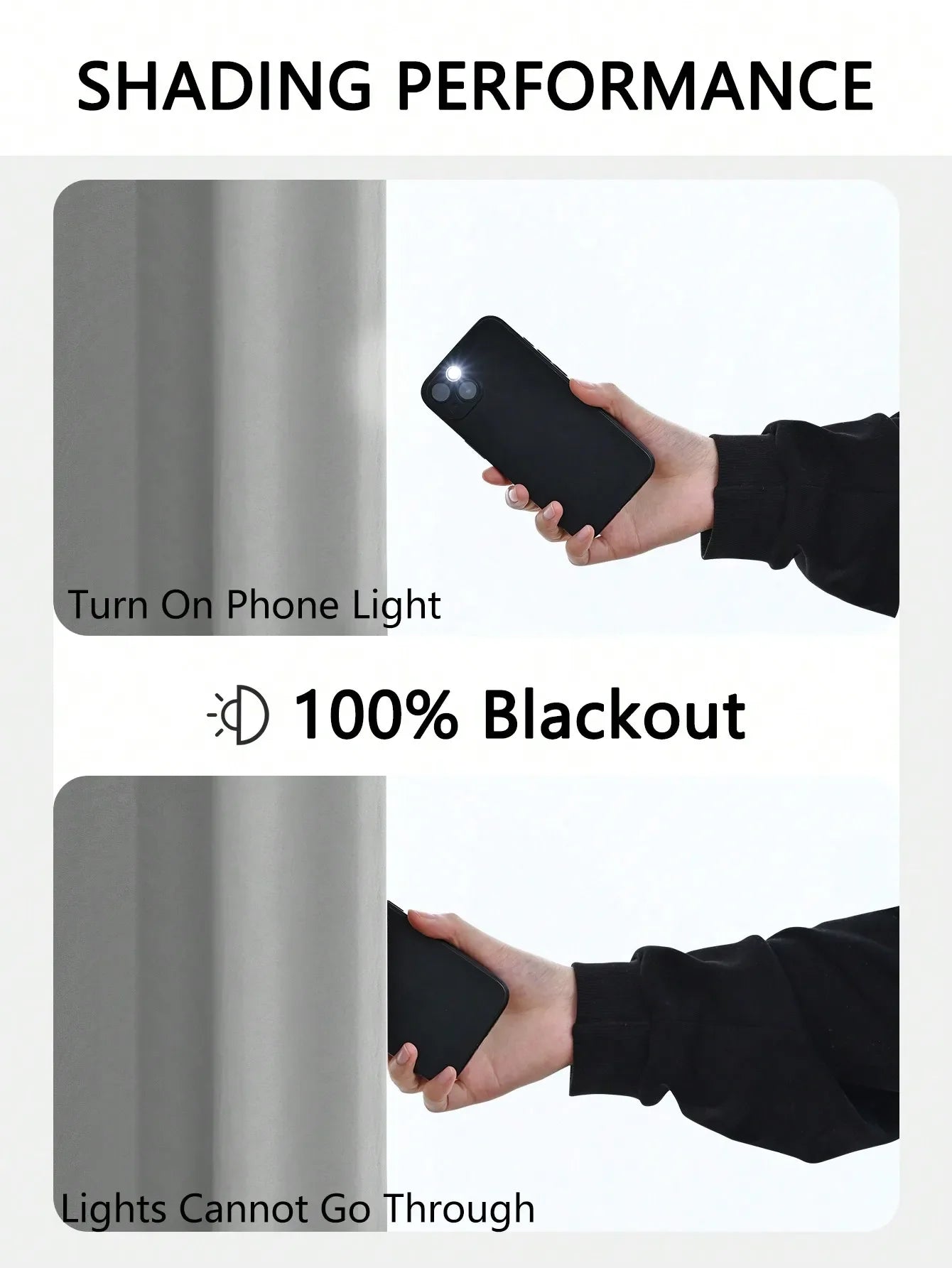 2pcs Blackout Curtains with Coated Insulated Lining, Suitable for Living Room, Bedroom, Kitchen, Home Decor, Room Decoration