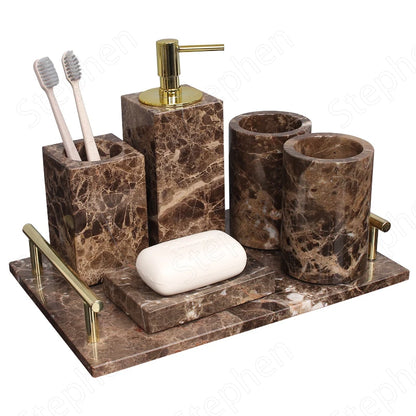 Natural Marble Bathroom Accessories