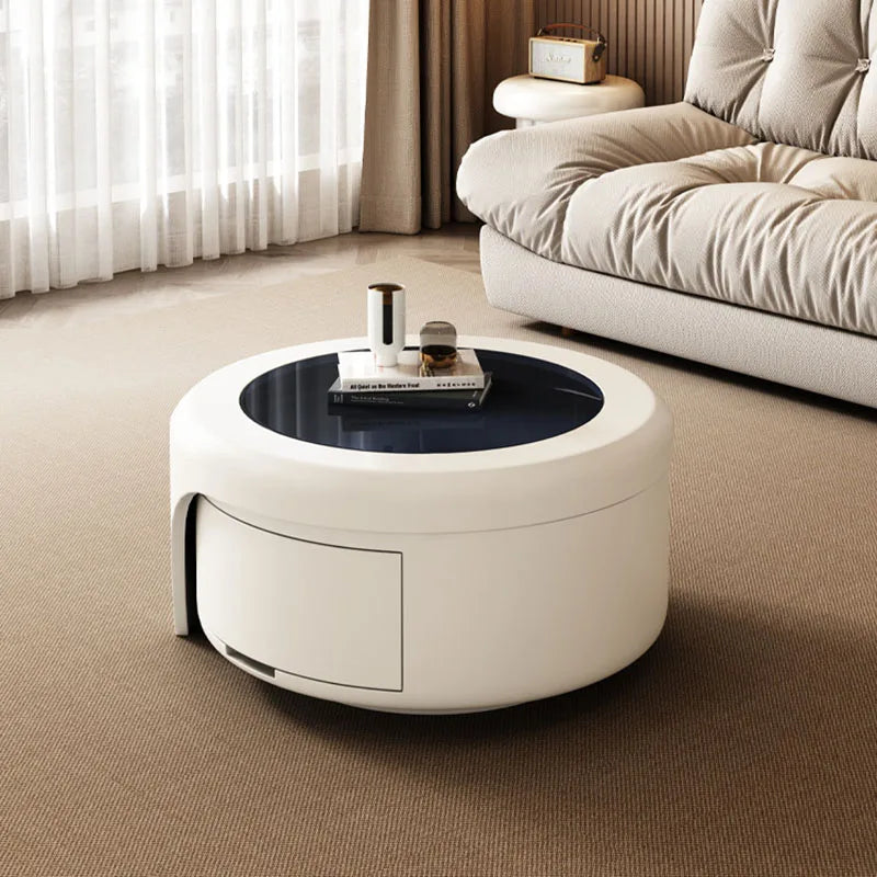 Storage White Coffee Tables