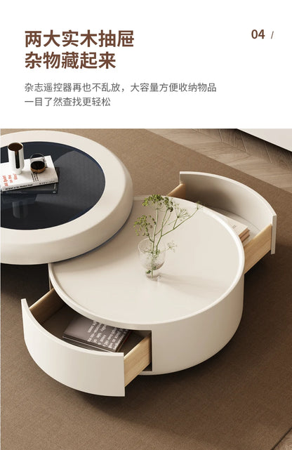 Storage White Coffee Tables