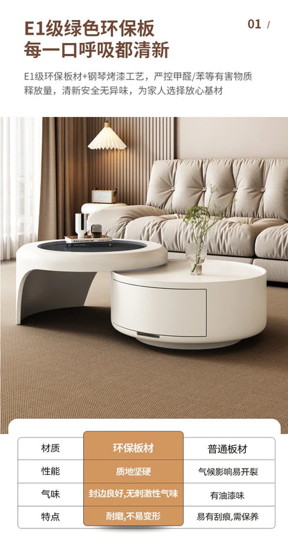 Storage White Coffee Tables