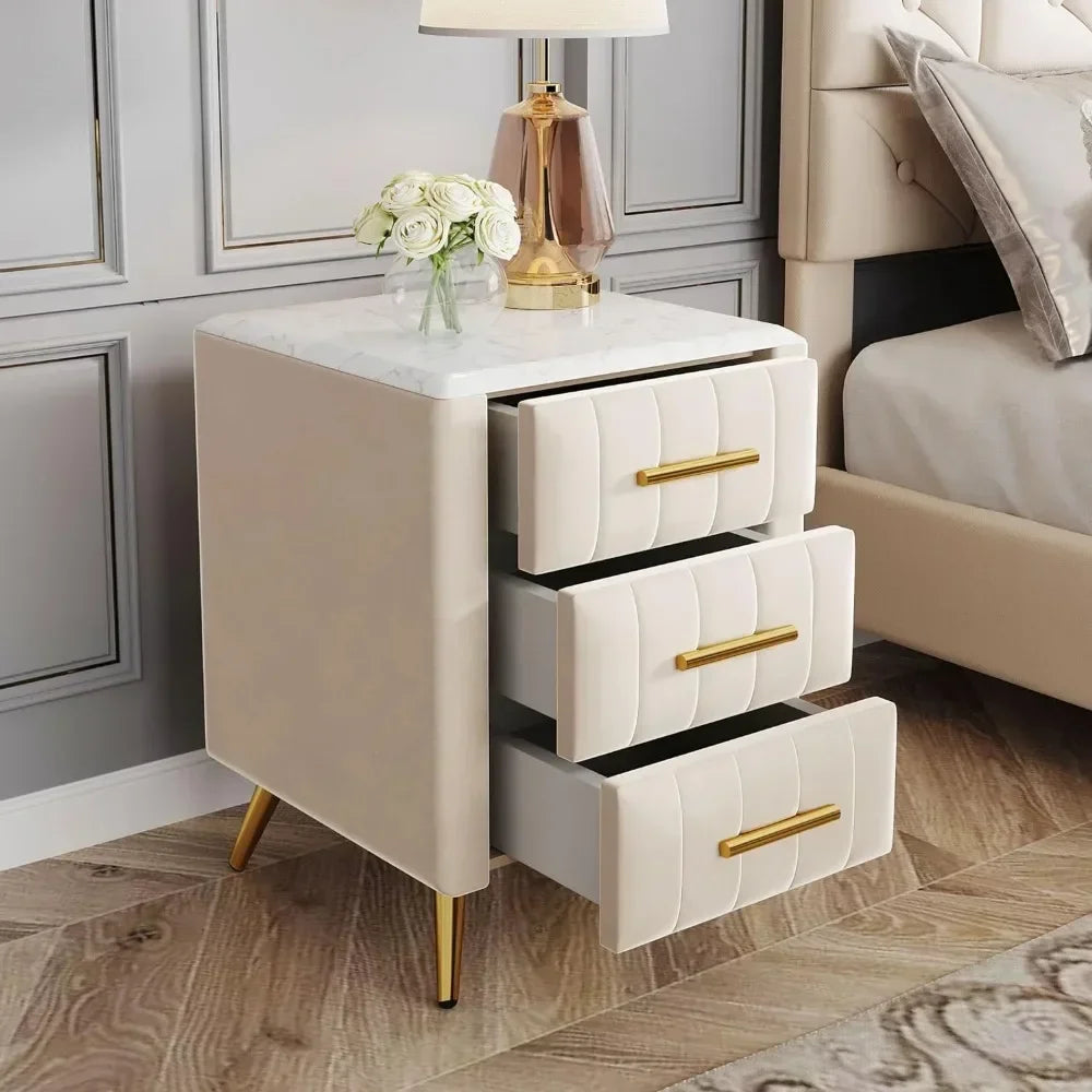 Nightstand with Drawers Set