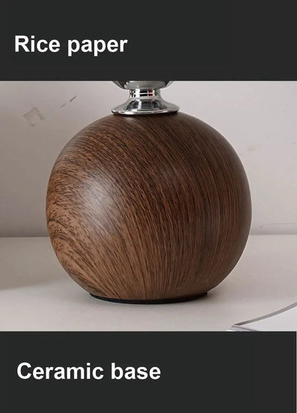 Ceramic Pleated Table Lamp Bedroom Ins Girl Nordic Bedside Lamp Creative Retro Bedside Table Lamp Decorative Lamps