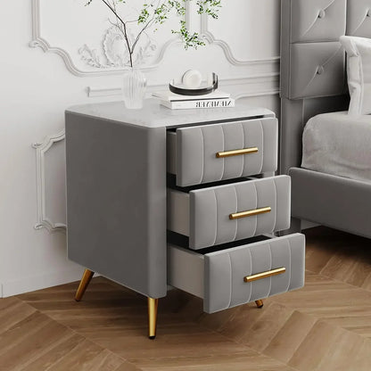 Nightstand with Drawers Set