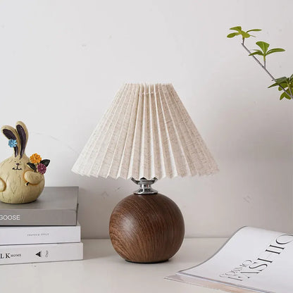 Ceramic Pleated Table Lamp
