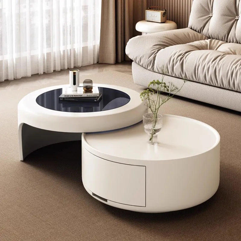 Storage White Coffee Tables