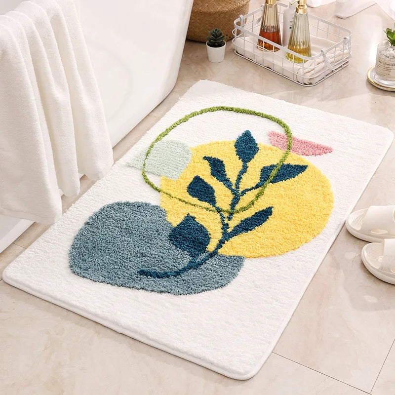 Leaves Bathroom Rugs