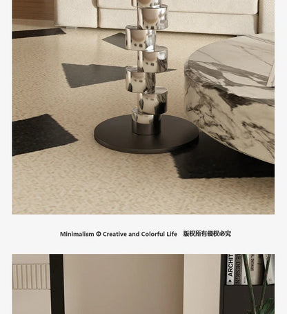 Glass Sofa Round Coffee Table