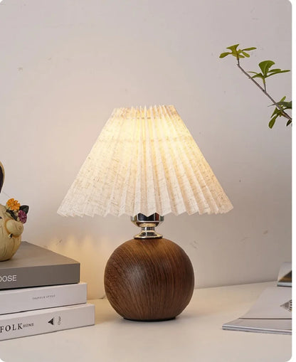 Ceramic Pleated Table Lamp
