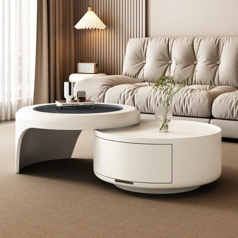 Storage White Coffee Tables