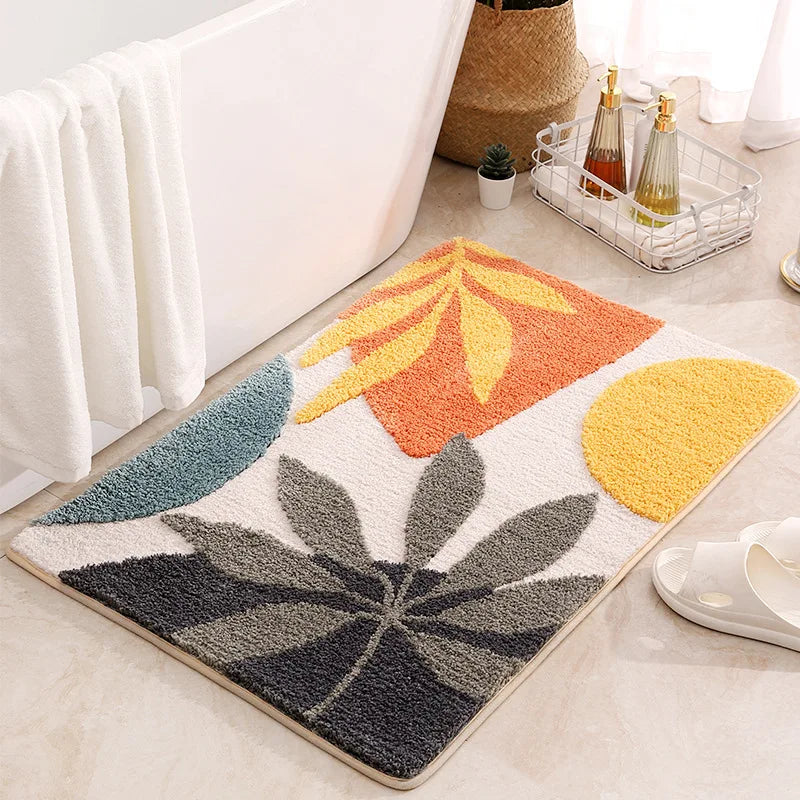 Leaves Bathroom Rugs