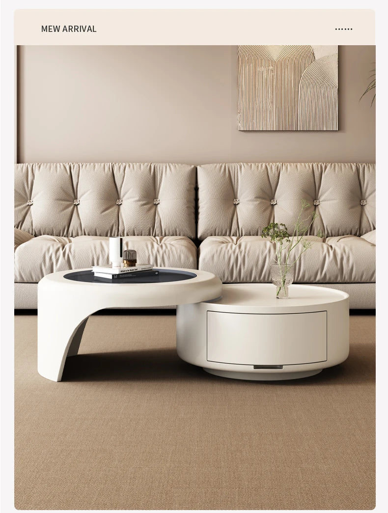 Storage White Coffee Tables