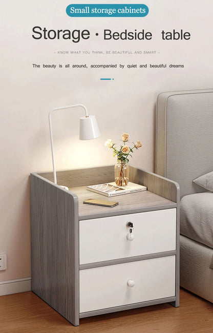 Modern Simple Nordic Bedside Table Drawer