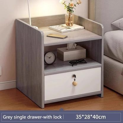 Modern Simple Nordic Bedside Table Drawer