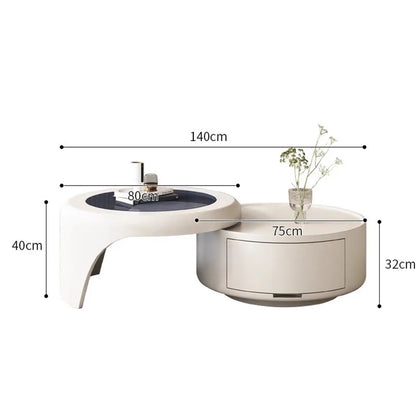 Storage White Coffee Tables