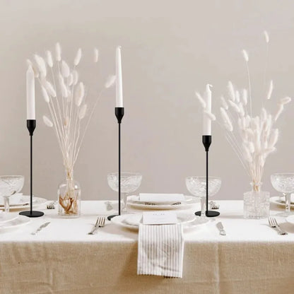 3Pcs/set Candle Holder Taper Candle Holders Fits 3/4 inch Thick Candle for Home Decor Wedding Dinning  Anniversary