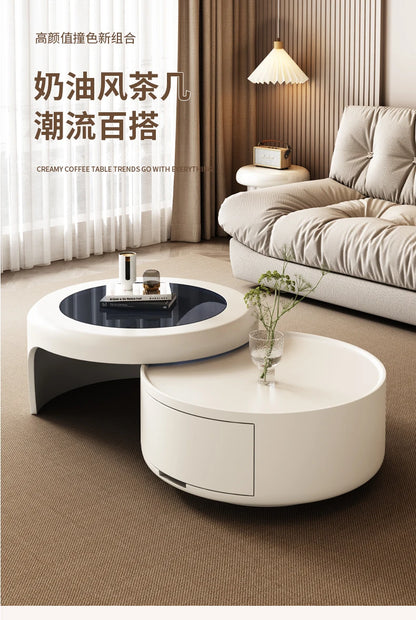 Storage White Coffee Tables