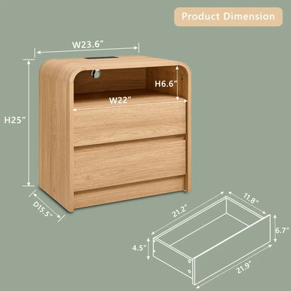 Tall Modern Nightstand