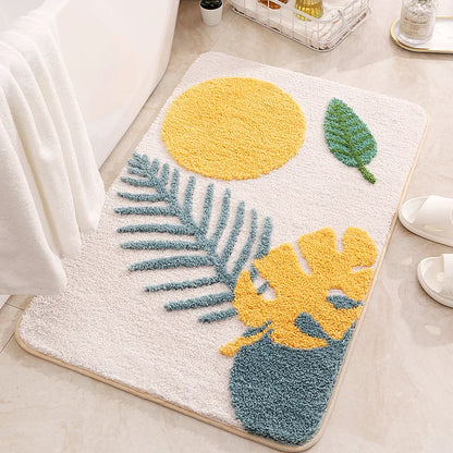 Leaves Bathroom Rugs