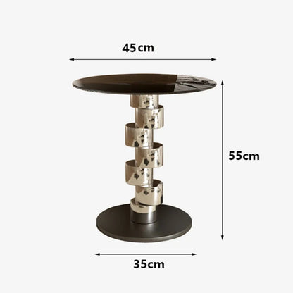 Glass Sofa Round Coffee Table