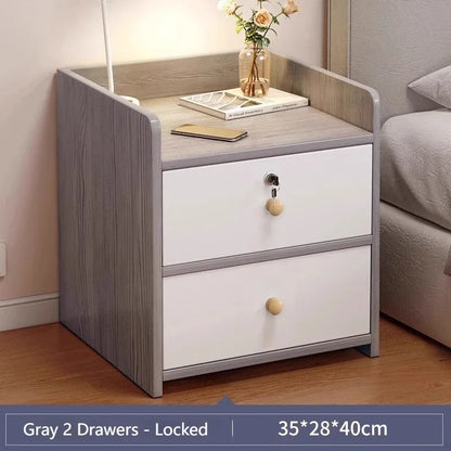 Modern Simple Nordic Bedside Table Drawer