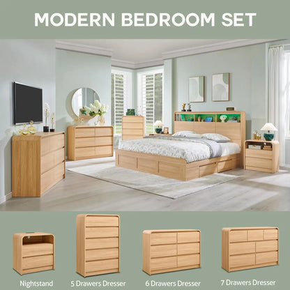 Tall Modern Nightstand