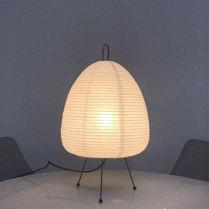 Japanese Style Rice Paper Led Table Lamp