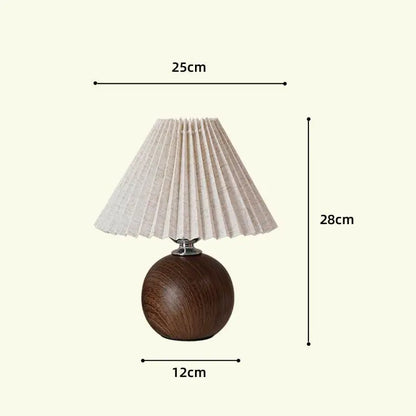Ceramic Pleated Table Lamp